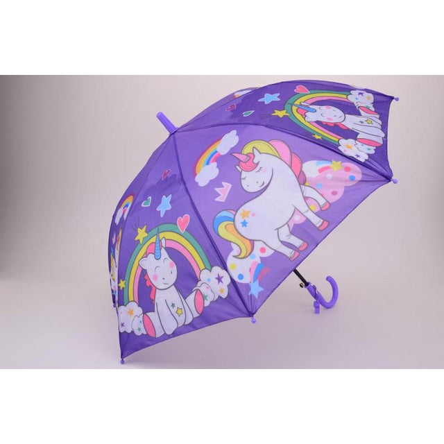 Paraplu unicorn  paars
