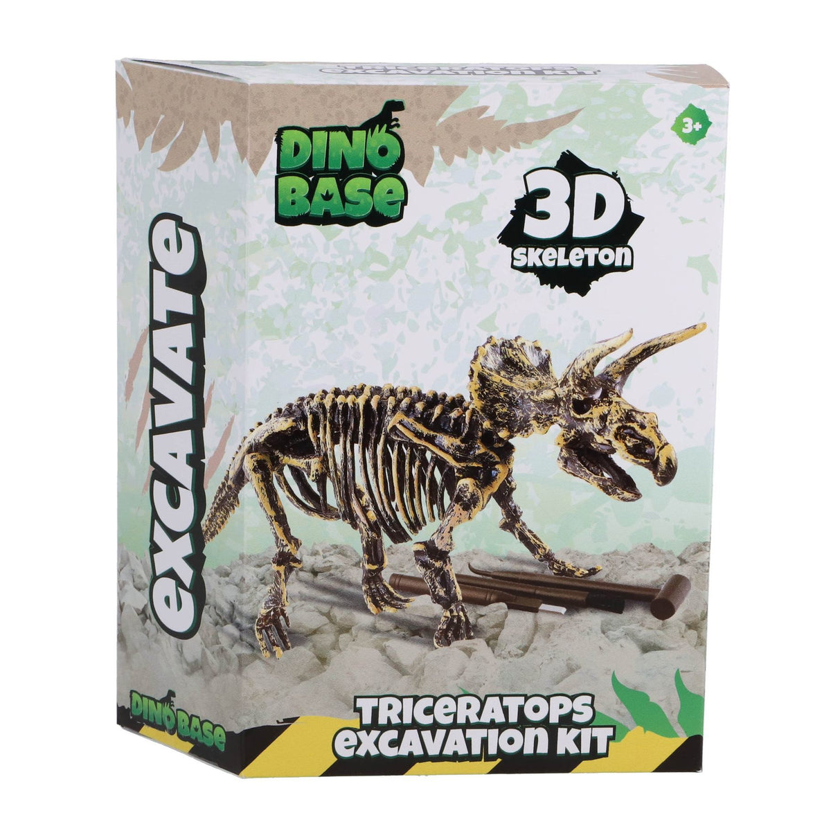 Dinobase Dino uitbikken Triceratops 3D