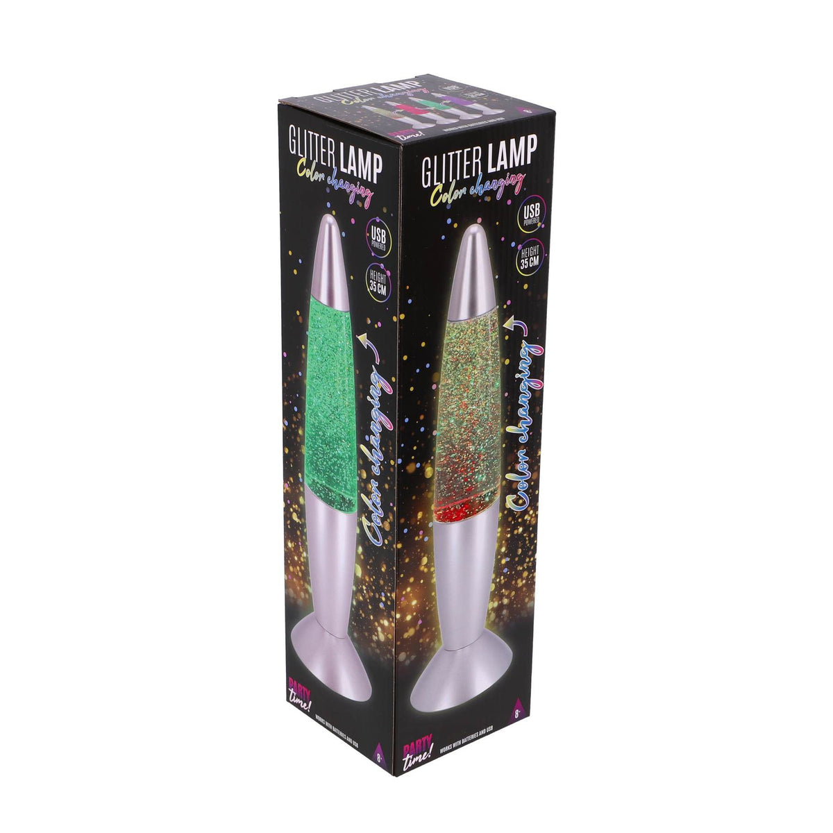 DISCO GLITTERLAMP 35 CM