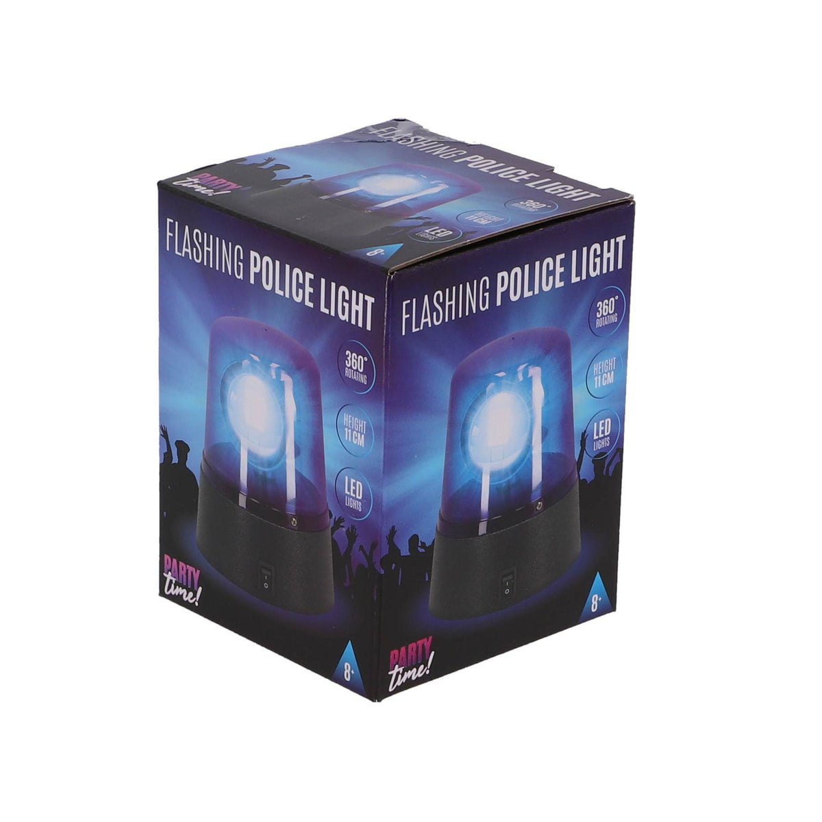 Party Time Politie zwaailicht 11cm 2