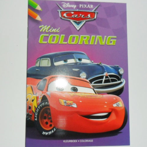 Disney mini coloring Cars paars