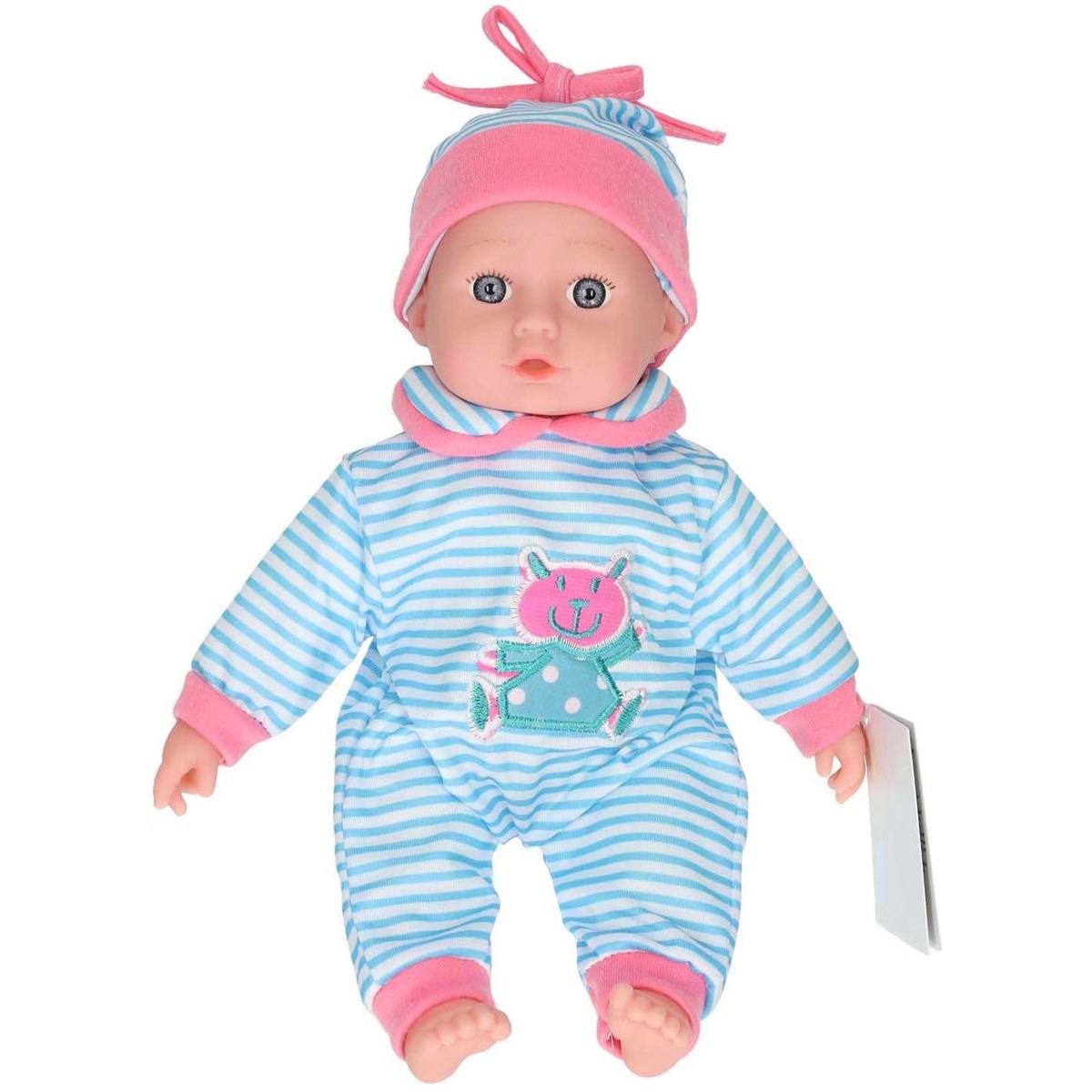 Babypop soft  26cm blauw