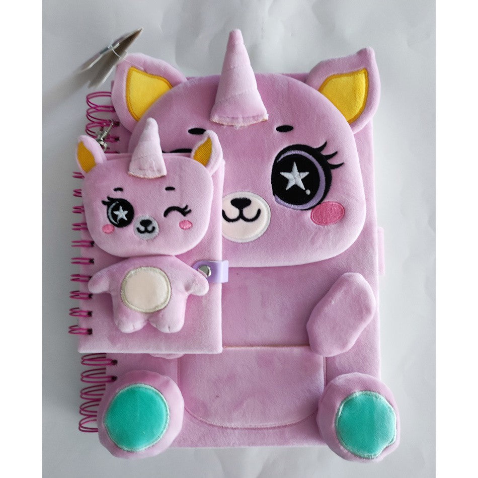 Dream Pop Schetsboek Furry Unicorn met Charm