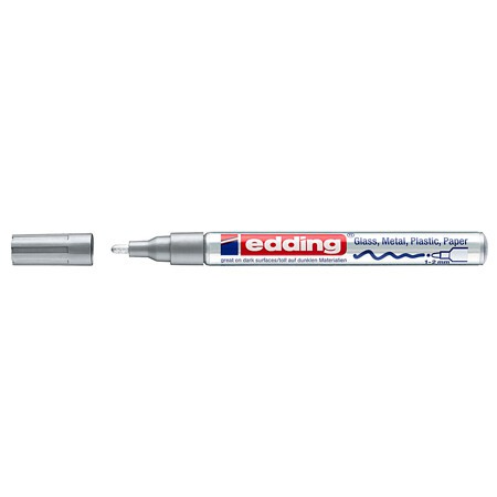 dding 751 glanslakmarker 1-2mm Zilver