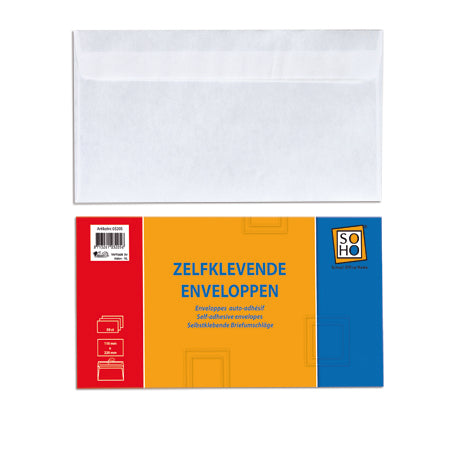 Enveloppen Kabinet 50 stuks zelfklevend