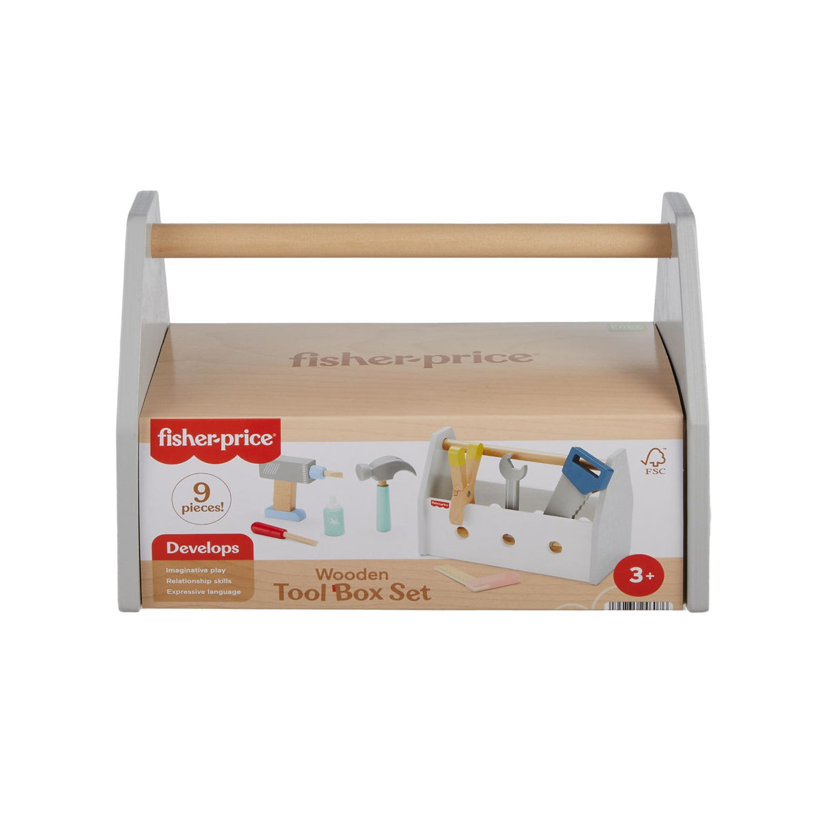 Fisher-Price hout gereedschapkist 2