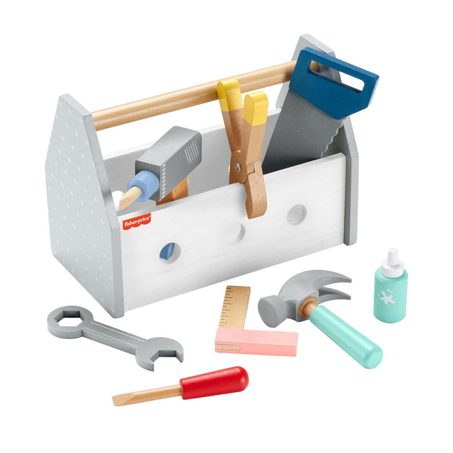 Fisher-Price hout gereedschapkist