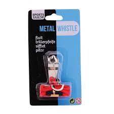 Sports Active metalen fluitje ROOD koord