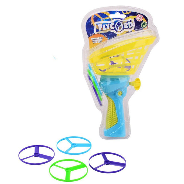 Flying Disc met 4 Propellors GEEL