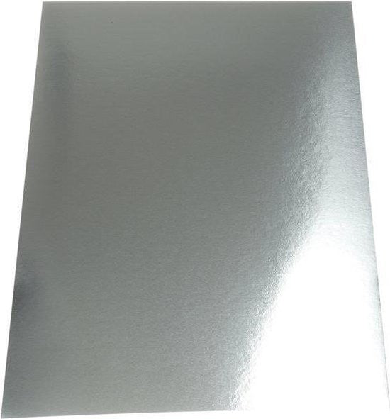 Foto karton 50 x 70 cm 300 gram  zilver