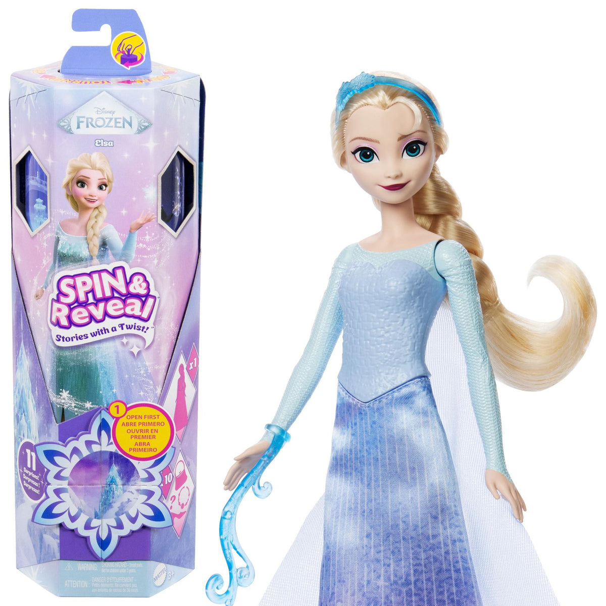 Frozen pop spin en reveal Elsa