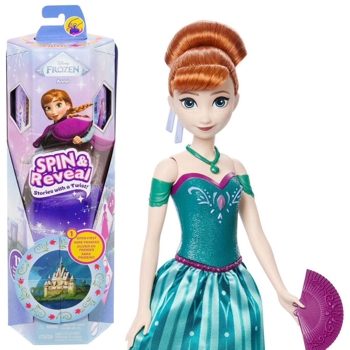 Frozen pop spin en reveal Anna