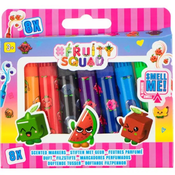 8 Fruitysquad geurstiften mini