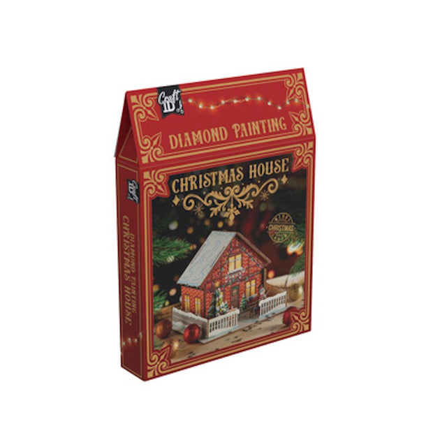 Diamond Painting kersthuisje 3D