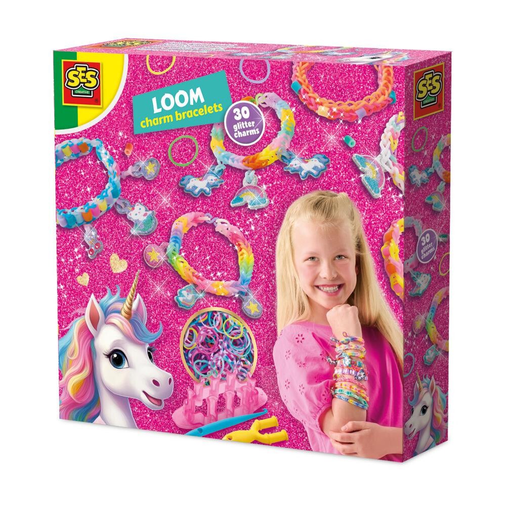 Ses armbanden Unicorn Loom