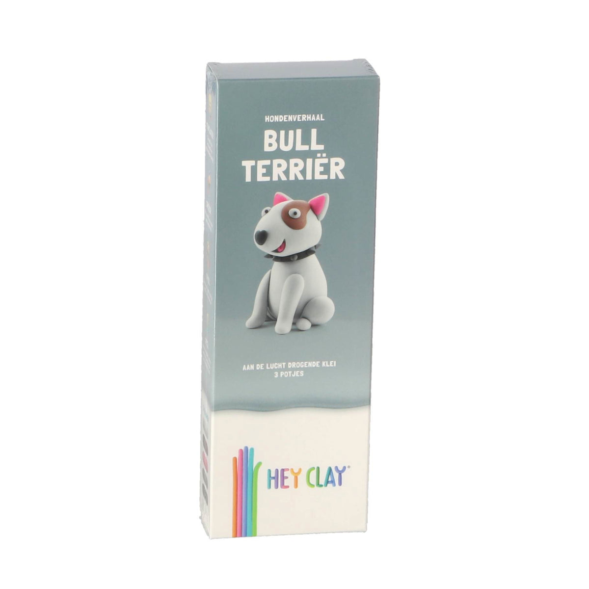 Hey clay honden figuur bull terrier