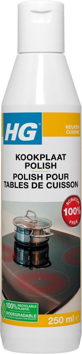 HG kookplaat  reiniger extra sterk 250ml Polish