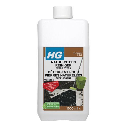 HG natuursteenreiniger extra sterk  1 Ltr 40