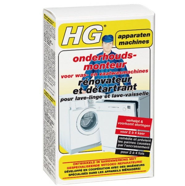 HG onderhoudsmonteur 2x100gr. voor (vaat) wasmachines