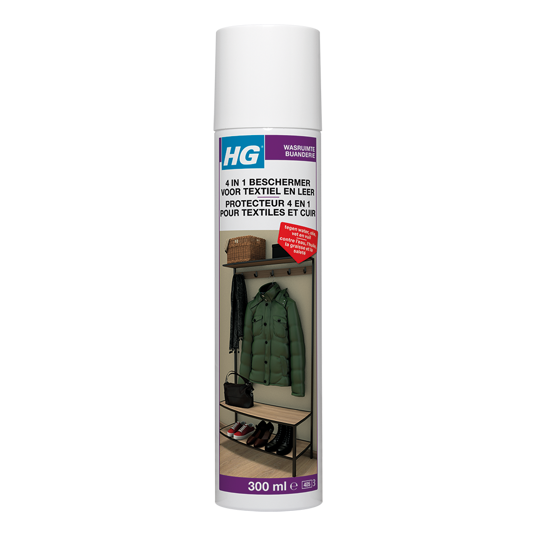 HG 4 in 1 beschermer voor textiel en leer 300ml