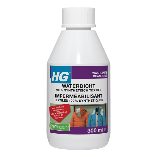 HG waterdicht voor 100% synthetisch textiel