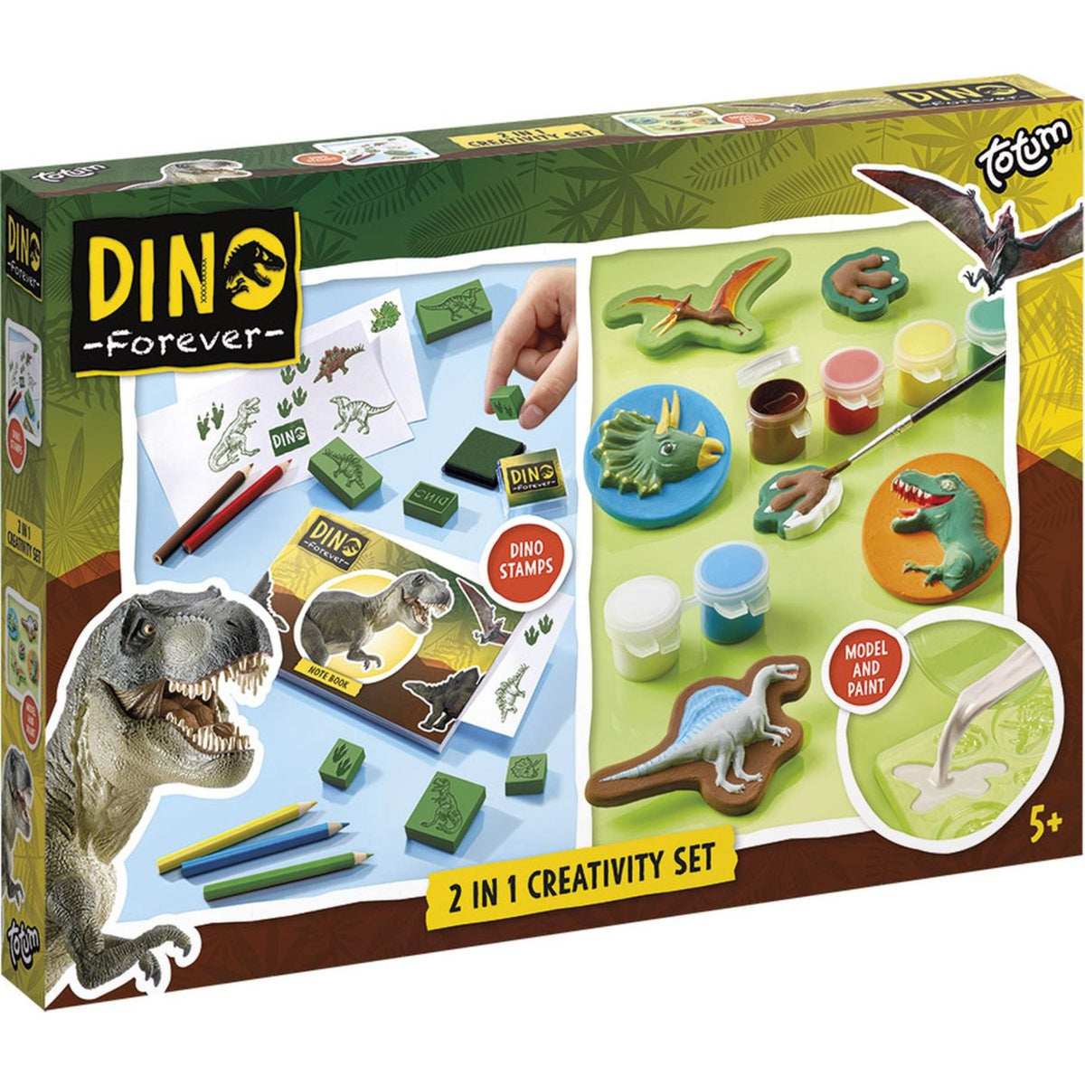Dino Totum 2in1 gips en stempels