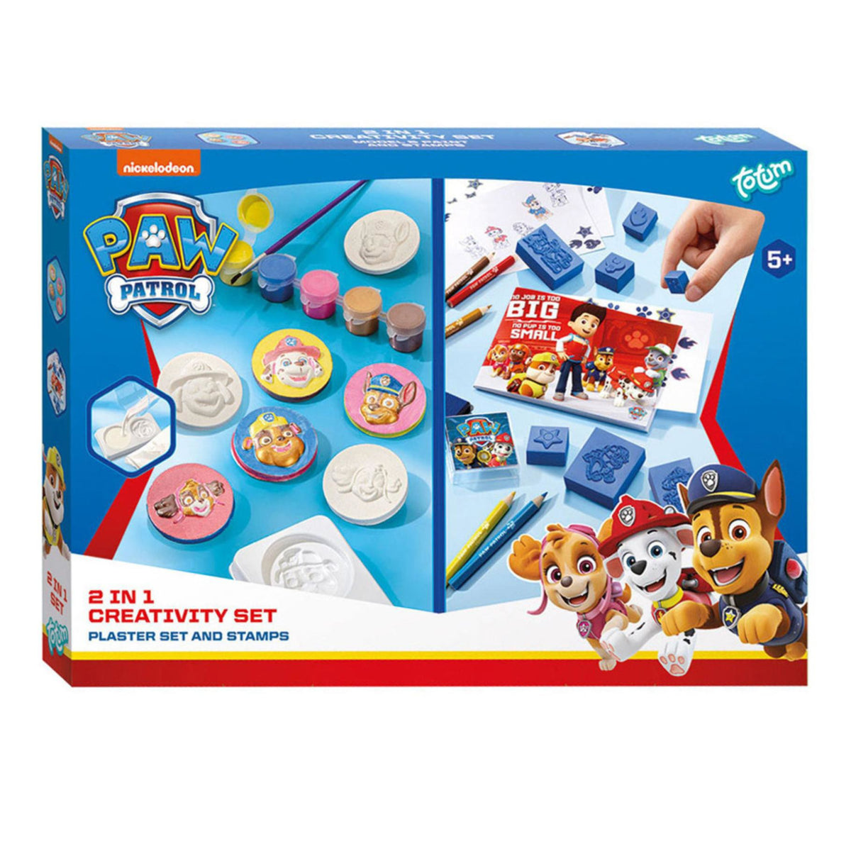 Paw Patrol Totum 2in1 gips en stempels