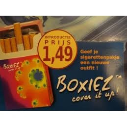 Hoesje voor sigaretten pakje 20 Boxiez