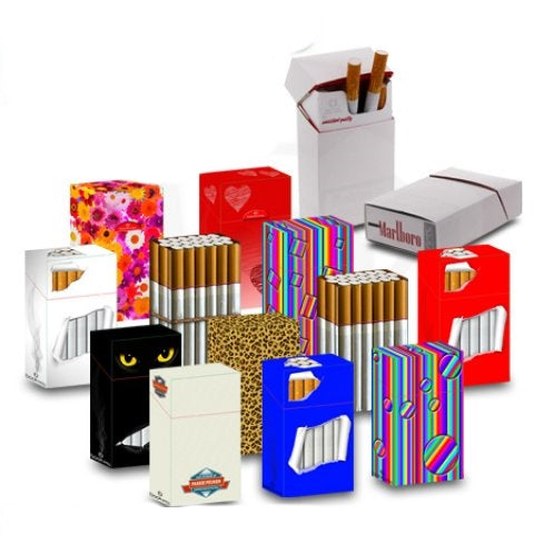 Hoesje voor sigarettenpakje 20 box met klepje