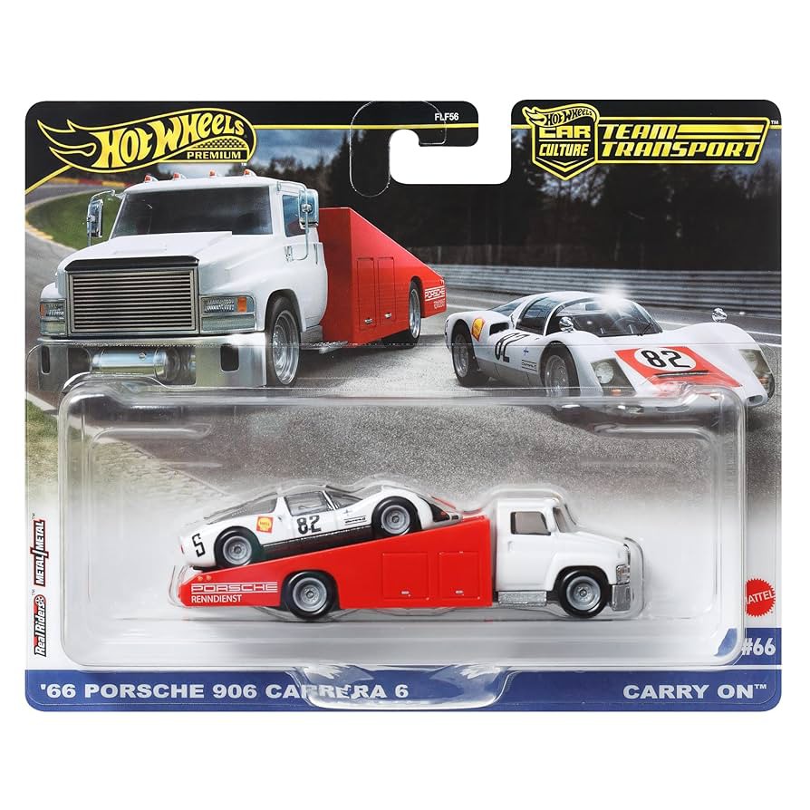 Hot wheels team transport 2 pack porsche 906