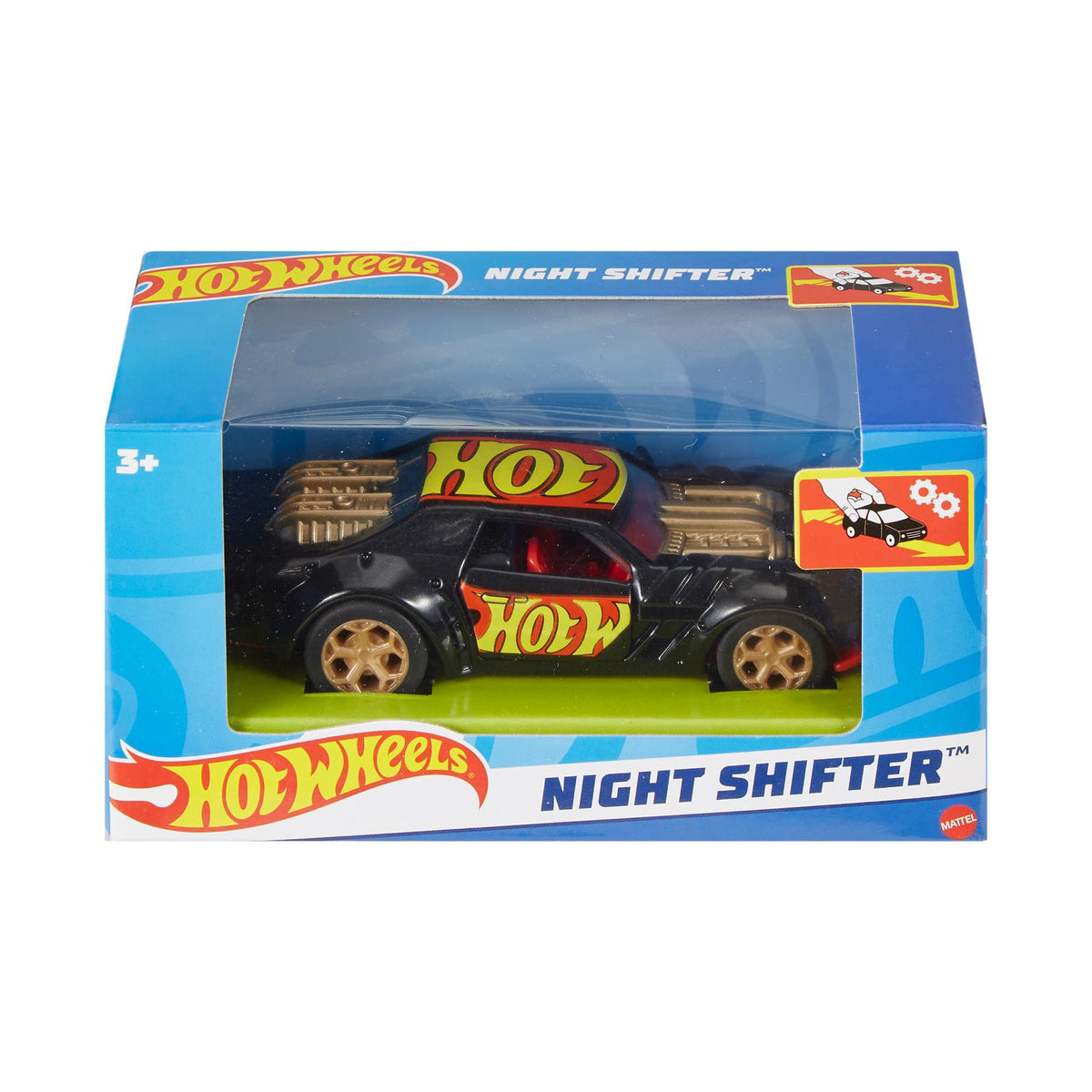 Hot Wheels 1:43 Pull Back Cars Muscle tone