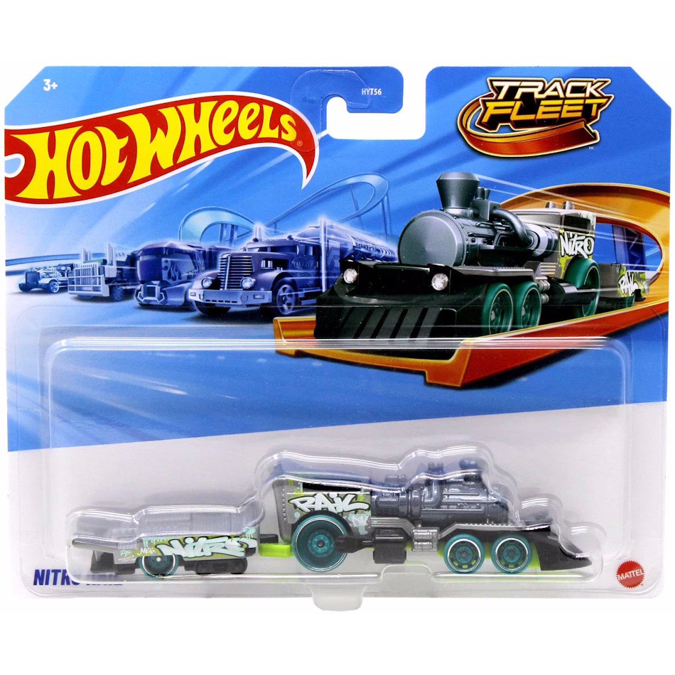 Hot Wheels hyt56 track fleet Nitro rail