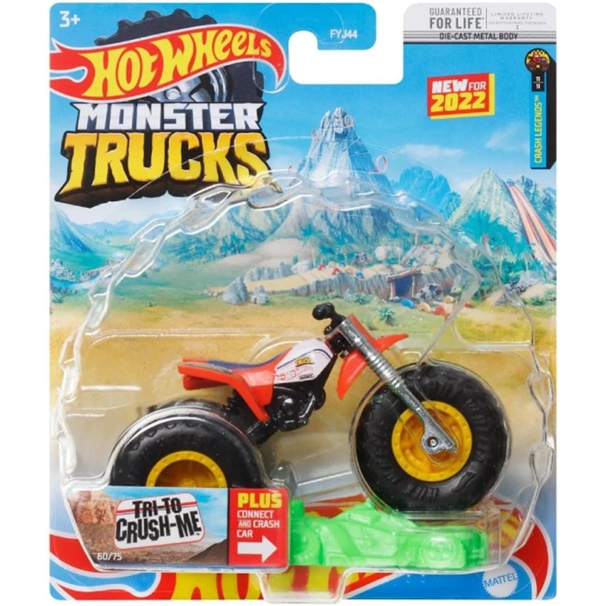 Hot Wheels Monster Trucks  1:64 Tri To crushme