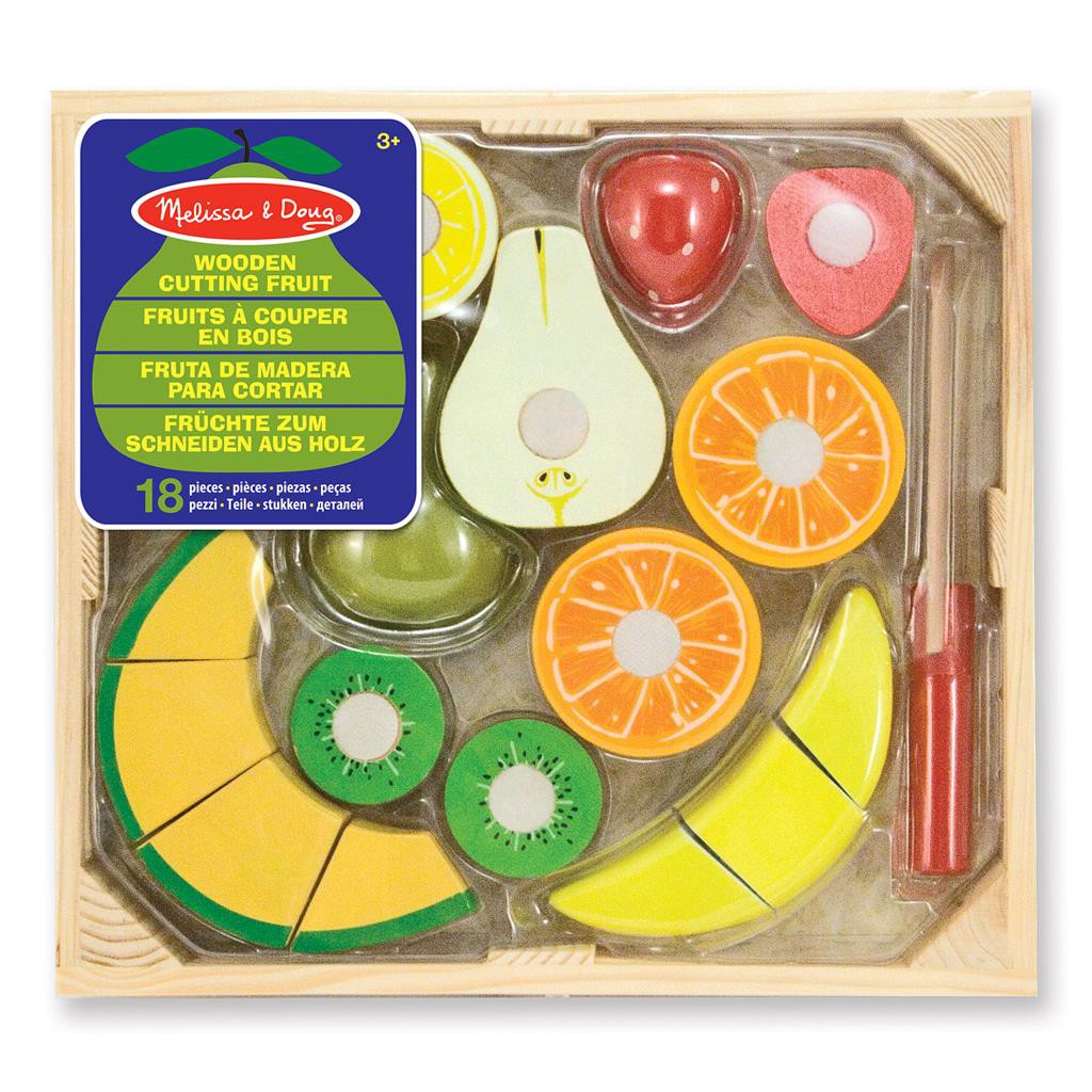 HOUTEN FRUIT OM TE SNIJDEN 18-DELIG