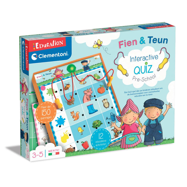 Clementoni fien en teun interactieve quiz junior 3-5 jaar