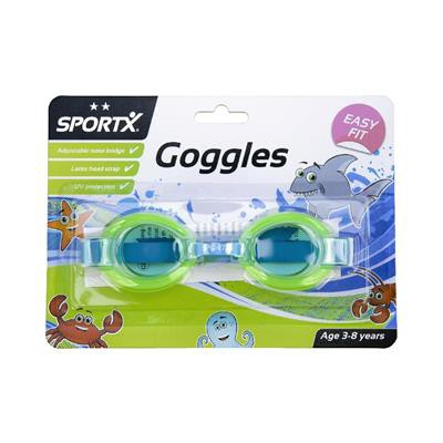 SPORTX KIDS CHLOORBRIL ** blauw / Groen 3 - 8 jaar