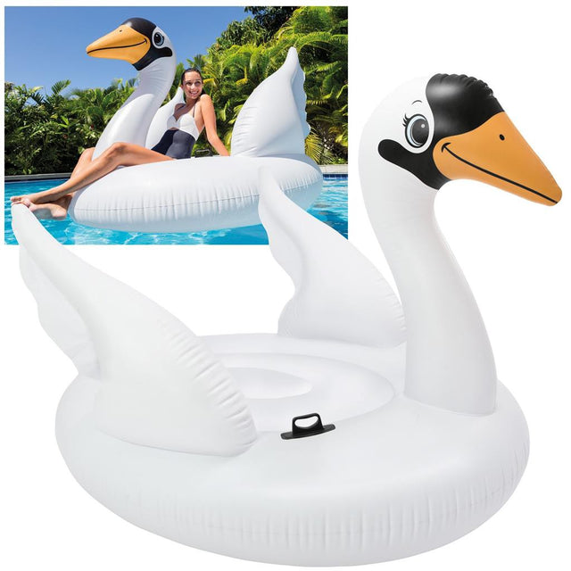 INTEX MEGA ZWAAN RIDE-ON 194 cm