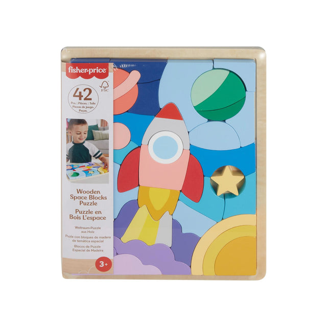 Fisher Price Hout Vormen Puzzel 3+
