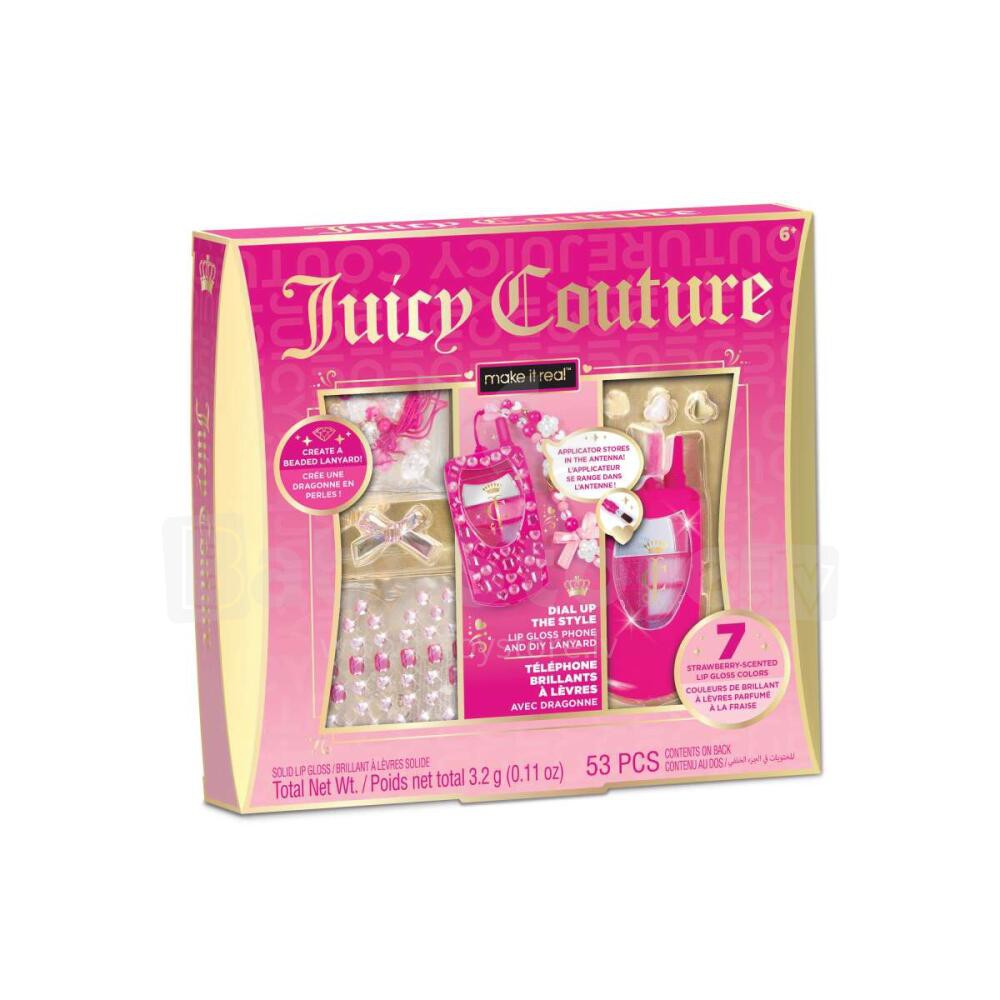 Juicy couture lipgloss telefoon en nagelset