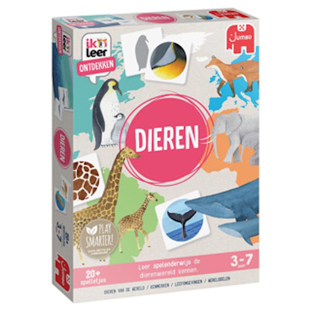 Jumbo -Ik Leer Ontdekken Dieren - Educatief spel - Vanaf 4 jaar