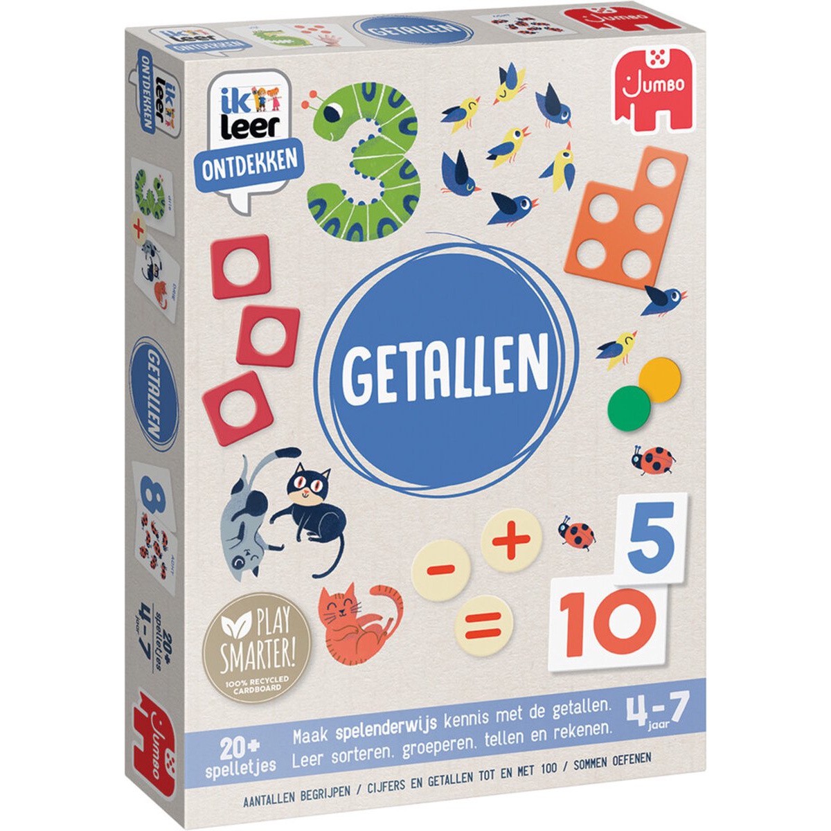 Jumbo -Ik Leer Ontdekken Getallen - Educatief spel - Vanaf 4 jaar
