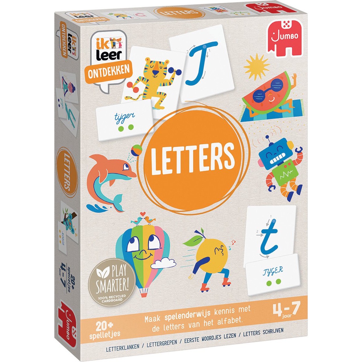 Jumbo - Ik leer ontdekken - Letters - Educatief spel - Vanaf 4 jaar
