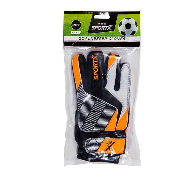 SPORTX KEEPERSHANDSCHOENEN MAAT 6 ORANJE