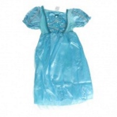 KLEDING PRINSESSEN JURK LANG BLUE 5-7 JAAR 2