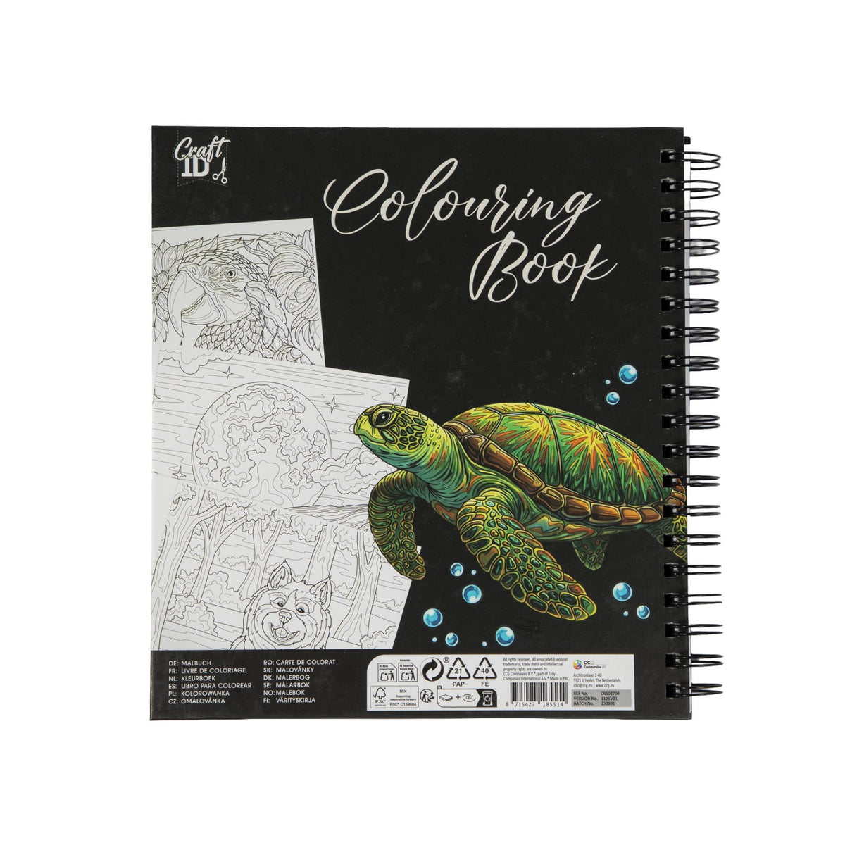 Kleurboek Volwassenen 30 Designs schildpad 2