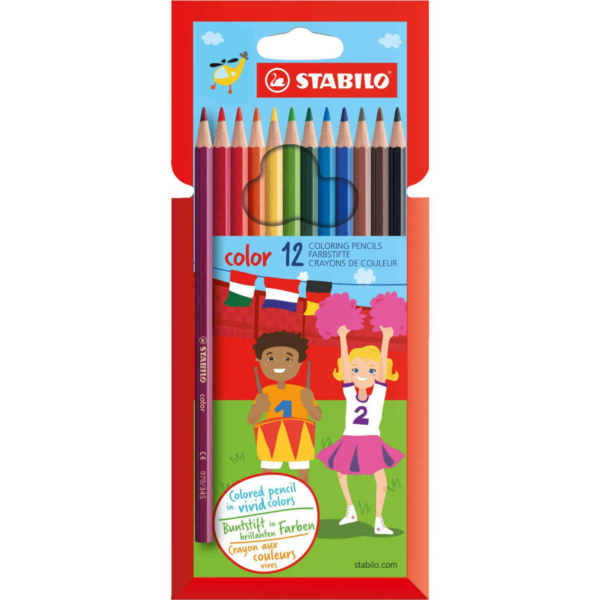 Stabilo Color Kleurpotloden12 Stuks