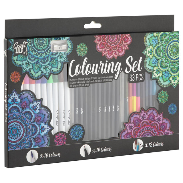 Kleurset proffesioneel compleet 33 pcs 37,5x24 cm