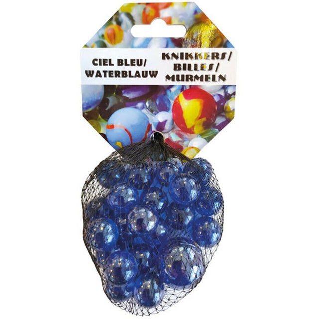KNIKKERS 20+1 kristal waterblauw