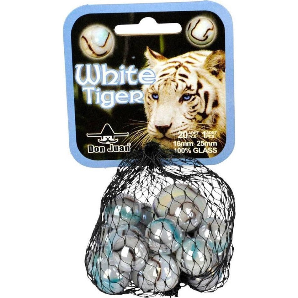 KNIKKERS 20+1 White tiger