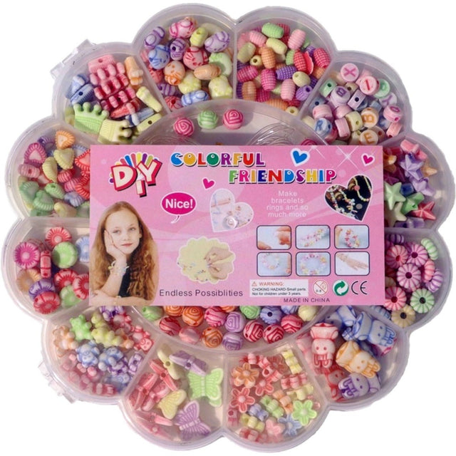 Kralenset in bloemdoosje 80 gram